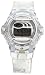 Casio Women's BG169-7V Baby-G Clear Jelly Shock Resistant Sports Watch