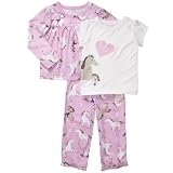 Carter's Purple Pony 3 Piece Pajama Set 2t-5t
