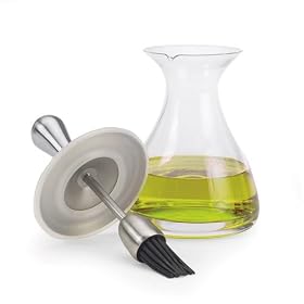 William Bounds 8252 Sili Gourmet Oil Jar with Silicone Brush 8-in. by William Bounds
