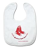 MLB Boston Red Sox White Snap Bib with Team Logo