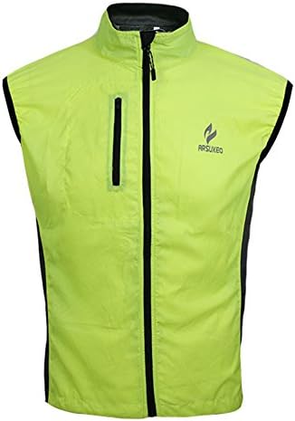 FG Vest Jecket Windproof Waterproof Cycling Running Bike Jersey Shirt Green L