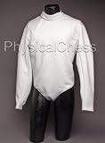 Mens Left Handed Nylon polyester foil / epee / sabre front zip fencing jacket - B00064NO76