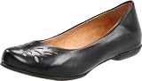 John Fluevog Women's Danielle Ballet Flat,Black/Grey,9.5 M US