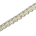 Amazon Collection Men's Stainless Steel Railroad Bracelet