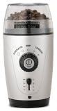Hamilton Beach 80365 Custom Grind Hands-Free Coffee Grinder, Platinum