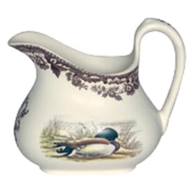 Spode Woodland Game Birds 9-Ounce Creamer, Mallard by Spode
