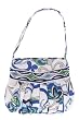 Vera Bradley Hannah Bag / Purse Mediterranean White