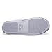 Ofoot Men's & Women's Cozy Cotton Closed Toe Memory Foam Anti-slip Indoor Slippers with Buttons Design