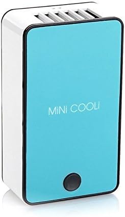 Phoenixnet® New Portable USB Rechargeable Mini Air Conditioning Fan Handheld Mini Air Conditioner Fan, Blue