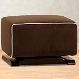 Babyletto Kyoto Ottoman in Mocha with Ecru