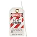 Brady High-Visibility "Danger" Tag, Heavy Duty Polyester, 5-1/2" Height, 3" Width