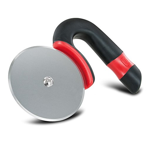 Good Cook 321248 Easy Grip Pizza Slicer Ergonomic Arched Handle for