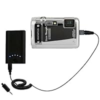 Powerful Olympus Stylus TOUGH 8010 Lithium Polymer Rechargeable Gomadic Brand Battery Pack - High Capacity Portable Charger with upgradeable TipExchange Technology