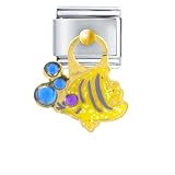 Animal Flounder Italian Charms Bracelet Link