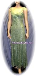 Vonda D Corset Tank Dress in Sage