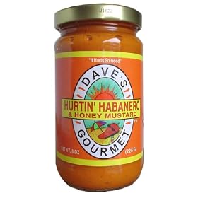 Habanero Honey Mustard Gold Medal Winner Dave's Gourmet Hurtin' Habanero & Honey Mustard the Only Mustard to Ever Win the Gold Medal in Napa Valley for Six Years. Truly the Best Spicy Mustard In the Universe!