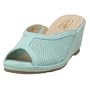 Deer Stags Women's Sue Wedge Sandal,Aqua,10 M