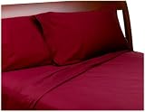 Wamsutta 360-Thread-Count Classic Supima Twill Queen Fitted Sheet, Cordovan