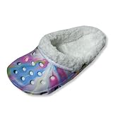 Veggies - Womens Tie Dye Toasty Slip On Shoe, Pastel Multi