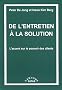 De l'entretien � la solution