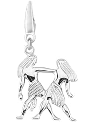 Sterling Silver GEMINI Charm