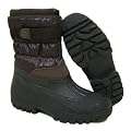 Mens Brown Winter Warm Waterproof Comfort Rain Snow Boots