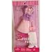 Barbie Fashion Fever Doll's Cloth Assortment Set (6+ Pieces) K8486 with 1 Tops, 2 Skirts, 1 Handbag, 1 Pair of Shoes and Sunglasses