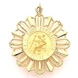 Saint Christopher Medal In 14kt Gold