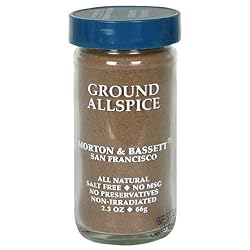 Morton & Bassett Ground Allspice, 2.3-Ounce Jars (Pack of 3)