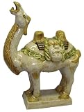 Large rustic ceramic camel - ceramic, hand glazed