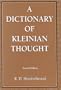 Dictionary of Kleinian Thought