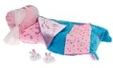 Me and Barbie Bed with Bunny Slippers