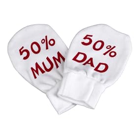 Spoilt Rotten - 50% Mum & 50% Dad Scratch Mittens
