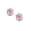 1.9 Ct. Pink Cubic Zirconia Studs