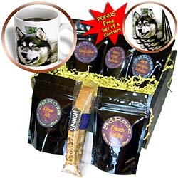 Dogs Alaska Malamute - Alaska Malamute - Coffee Gift Baskets - Coffee Gift Basket by 3dRose LLC