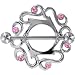 Passion Pink Gem Cute Celtic Nipple Shield