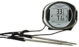 from Heston Blumenthal precision by Salter Heston Blumenthal Precision Digital Dual Probe Oven Thermometer with Timer (Model 522 HBSSCR)