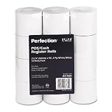 Two-Ply Calculator Receipt Paper Rolls, 2-1/4W, 90`L, White, 12/Pk