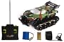 Amphibious Stunt Machine Rc Vehicle Water/land Tank (Army Color)
