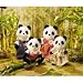 Calico Critters Wilder Panda Bear Family