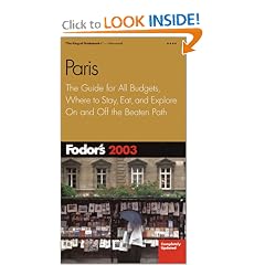 Fodor's Paris 2003