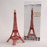 12 inch Laser Cut Eiffel Tower - Red
