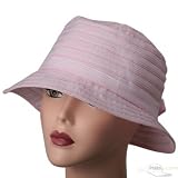Ladies Sewn Braid Hat-Pink Small
