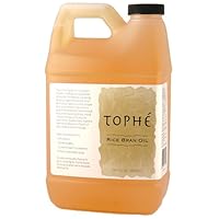 Tophe Pure Rice Bran Oil, 1/2 Gallon