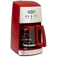 Hamilton Beach 43253 Ensemble 12-Cup Coffeemaker with Glass Carafe, Red Discounts