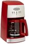 Hamilton Beach 43253 Ensemble 12-Cup Coffeemaker with Glass Carafe, Red