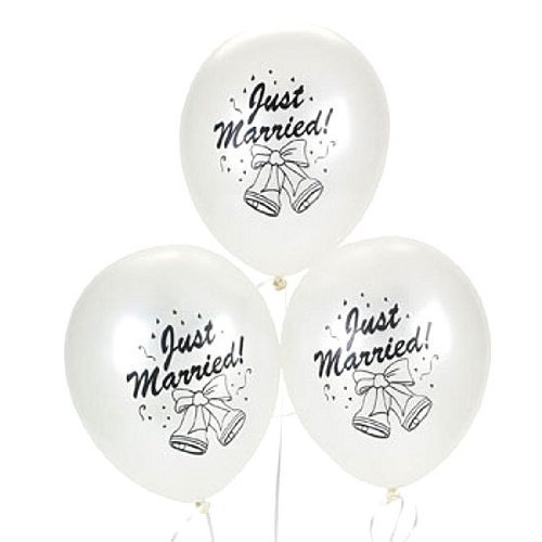 Just Married Balloons (1 dz)