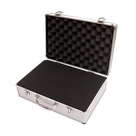High Quality Aluminum Case for Spektrum Surface Transmitters with Customizable DIY Foam from SIG Gas Airplanes