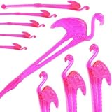 20 Pink Flamingo Drink Swizzles