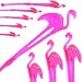 20 Pink Flamingo Drink Swizzles